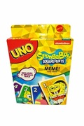 NOWE Karty do Gry UNO SpongeBob Kanciastoporty | Dla Dzieci/WYSYŁKA 24h