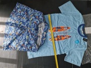 T-shirt + Spodenki Chłopięce GEORGE Surf Rozmiar S/P