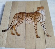 QYDKWK ANIMAL PUZZLE DREWNIANE PUZZLE 6 ELEMENTÓW.