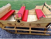 Piękne sanie konne lub do ciągnika NOWE DUŻE - Producent z TV