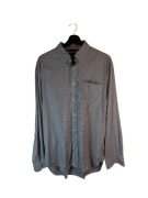 Koszula w kratkę Tommy Hilfiger niebieska z logiem m