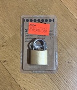 Kłódka z trzema kluczami żelazna 38mm