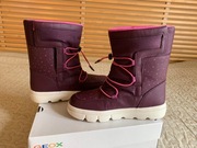 Buty Kozaki Śniegowce dla Dzieci Geox Bordowe 37