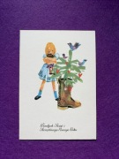 Wanda Orlińska Pocztówka/Karnet Boże Narodzenie 1972