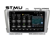 Radio android 9.1" TOYOTA AVENSIS 08-15 srebrna