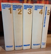 Encyklopedia Powszechna t. 1-5 Praca zbiorowa