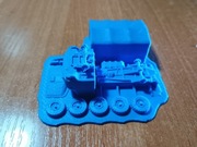 UAZ 452 z plandeką 1:72 wydruk 3D