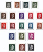 DR, OSTLAND, Mi 1-20, 20 znaczków czystych* z podlepką na karcie albumowej