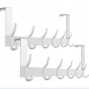 Wieszak aluminiowy 2szt , na drzwi 