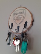 Arsenal Londyn. Wieszak na klucze. 