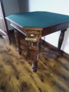 Stół do brydża, nowy dębowy