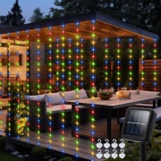 Słoneczna kurtyna ledowa 3x3m świetlna zewnętrzna