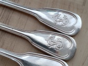 POSREBRZANE WIDELCE OBIADOWE MONOGRAM