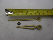 PIĘKNE MOSIĘŻNE WSKAZÓWKI DO STAREGO ZEGARA