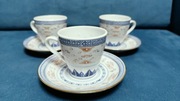 3 szt filiżanka ze spodkiem chińska porcelana 