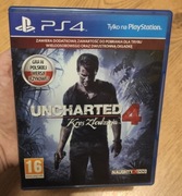 Uncharted 4 Kres Złodzieja SONY PlayStation PS4 PS5 PL dwustronna okładka