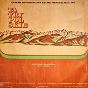 Mapy topograficzne Tatr Polskich 1:10000 ze skorowidzem