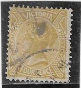 ANGLIA KOLONIE VICTORIA FOUR PENCE