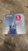 Tdk cd-rw 80 audio recorders nowe 5szt