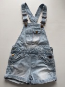 Spodenki ogrodniczki dziewczęce JEANS roz. 128 SMYK COOL CLUB