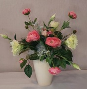 Bukiet Stroik Kompozycja Kwiaty Sztuczne