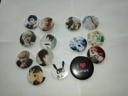 przypinki Kpop bap manga 14 szt