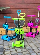 Hulajnoga biedronka zielona, niebieska, różowa 