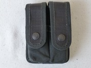 NFM ładownica na 2 magazynki pistoletowe 3lock czarna kieszeń POLICJA