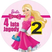 Pan Opłatek na tort - BARBIE