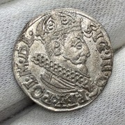 trojak Kraków Zygmunt III Waza 1622 Pogoń bez miecza - rzadki (R3) b. ładny