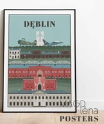 Plakat Dęblin (sam wydruk A3 30x40 cm)