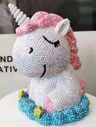 Duża figurka  unicorn  dyi diamencikowe dla dzieci