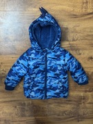 Kurtka zimowa ocieplana z kapturem dino dinozaur smok Ergee 12 18 m 86 cm