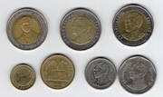 Tajlandia. Monety obiegowe. Unikalny zestaw 7 szt. [szczegóły w opisie]