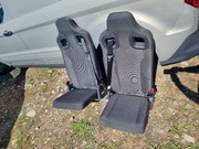 Siedzenia dwie sztuki z pasami obrotowe składane 