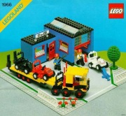 LEGO Town 1966 z 1985r. Garage, Truck and carts