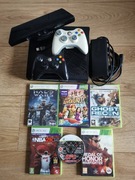 Konsola Xbox 360 E, 250gb, 2 pady, kinect, gry 