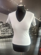 Bluzka dekolt w serek v hennes s gołębia