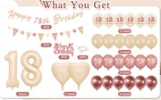 Balony dekoracje urodzinowe 18 lat impreza
