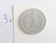 1 złoty 1949 rok, 1949 złotówka obiegowa, stare monety prl obiegowe