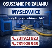 Osuszanie po zalaniu – Mysłowice | budynki | 24/7