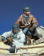 2 x figurki niemców 1/35