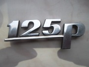 Fiat 125p-emblemat ALUMINIOWY-ORYGINAŁ