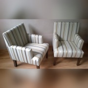 Elegancki fotel do salonu. Materiał Romo z UK. 