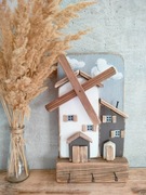 Drewniany wieszak na klucze