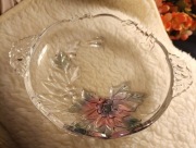 Talerzyk szklany, mała patera. 