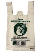 Torby kompostowalne Reklamówki BIO 30cm x 55cm 100 szt -TUV HOME