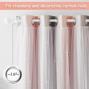 NICETOWN firanki do pokoju dziewczęcego