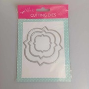 Wykrojnik Szablon do Scrapbooking Ramki Chmurki Serca Kwitaki 