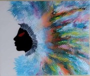 Obraz pt " Szamanka"